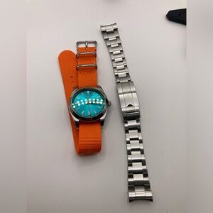 Pagani Milgauss homage PD1733, automatic, sapphire, cloth strap, worn once